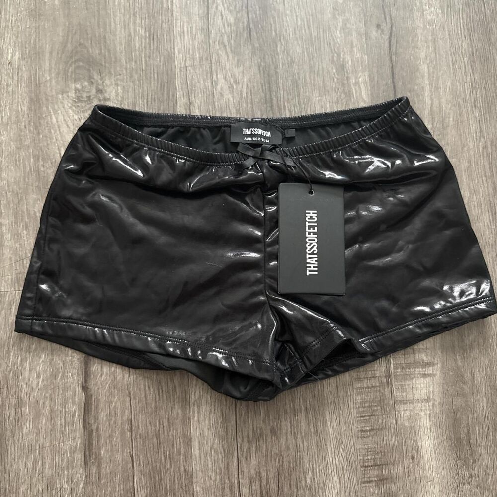 Thats-so-fetch Women's Black Shorts